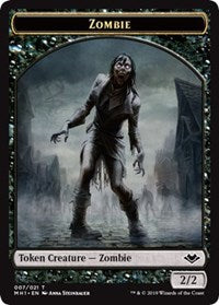 Zombie (007) // Elephant (012) Double-sided Token [Modern Horizons Tokens] | Game Haven TX