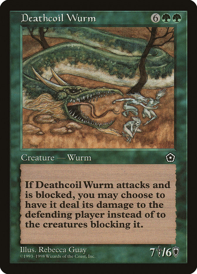 Deathcoil Wurm [Portal Second Age] | Game Haven TX