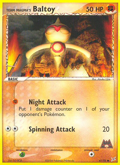 Team Magma's Baltoy (61/95) [EX: Team Magma vs Team Aqua] | Game Haven TX