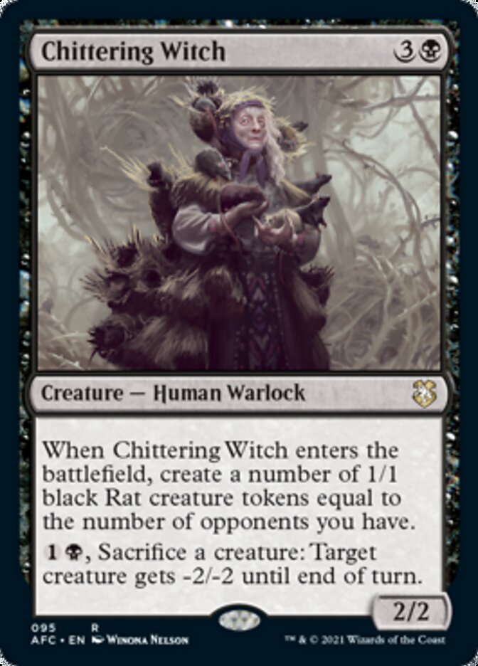Chittering Witch [Dungeons & Dragons: Adventures in the Forgotten Realms Commander] | Game Haven TX