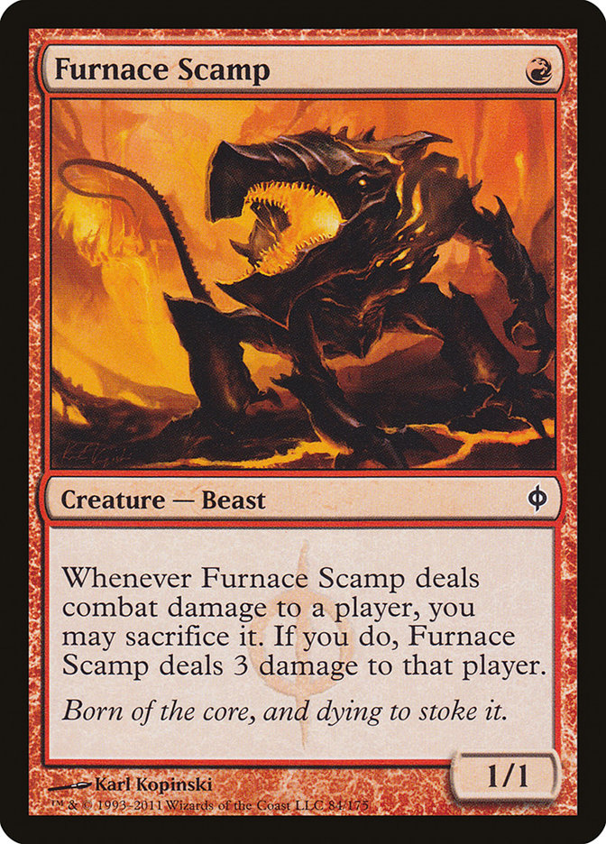 Furnace Scamp [New Phyrexia] | Game Haven TX
