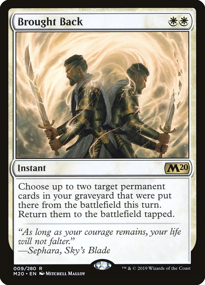 Brought Back [Core Set 2020] | Game Haven TX