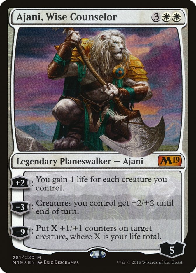 Ajani, Wise Counselor [Core Set 2019] | Game Haven TX