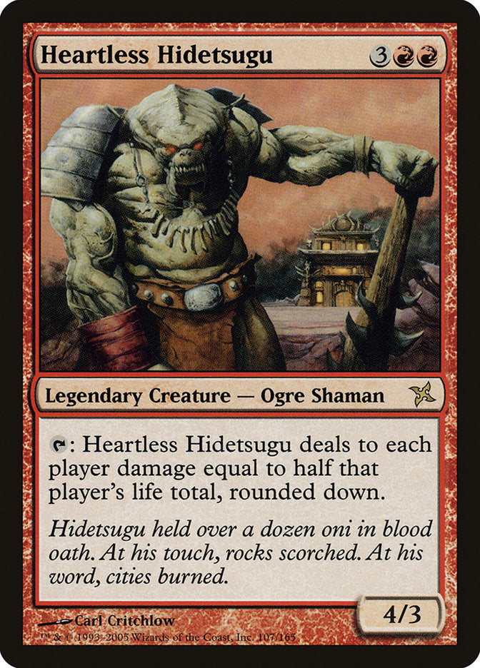 Heartless Hidetsugu [Betrayers of Kamigawa] | Game Haven TX