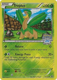 Tropius (5/101) (National Championship Promo) [Black & White: Plasma Blast] | Game Haven TX