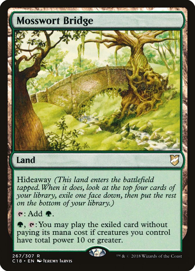 Mosswort Bridge [Commander 2018] | Game Haven TX