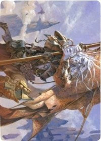 Sea Gate Banneret Art Card [Zendikar Rising Art Series] | Game Haven TX