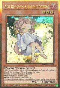 Ash Blossom & Joyous Spring (Alternate Art) [MAGO-EN011] Gold Rare | Game Haven TX