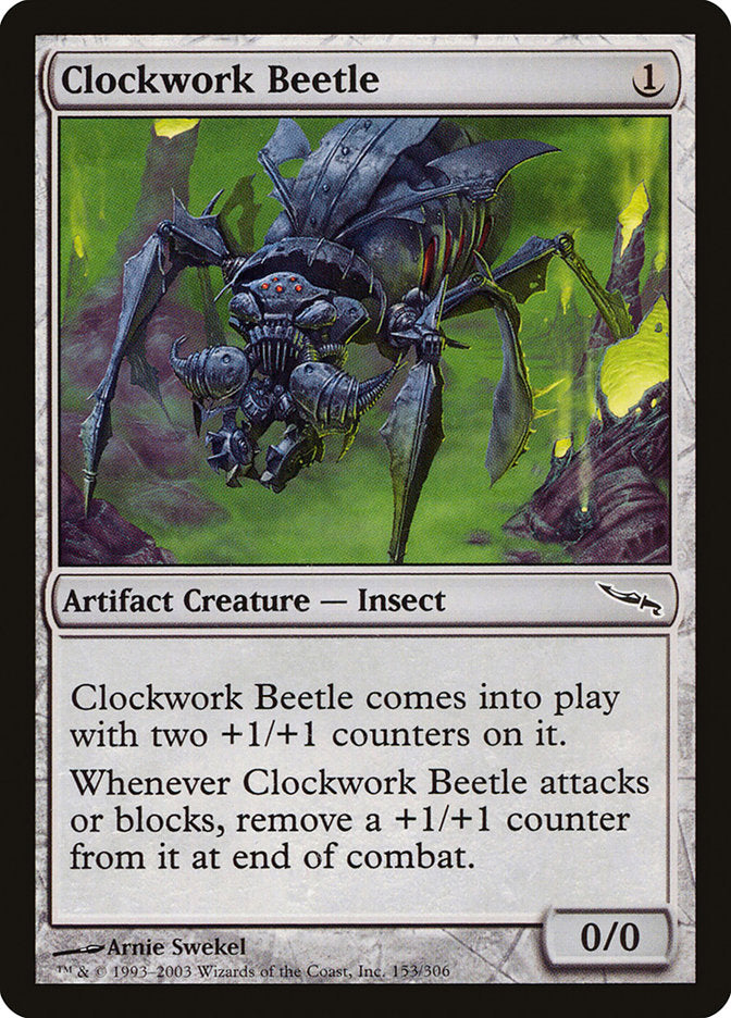 Clockwork Beetle [Mirrodin] | Game Haven TX