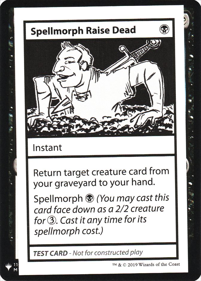 Spellmorph Raise Dead [Mystery Booster Playtest Cards] | Game Haven TX