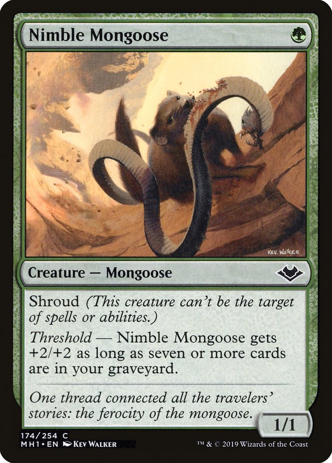 Nimble Mongoose [Modern Horizons] | Game Haven TX