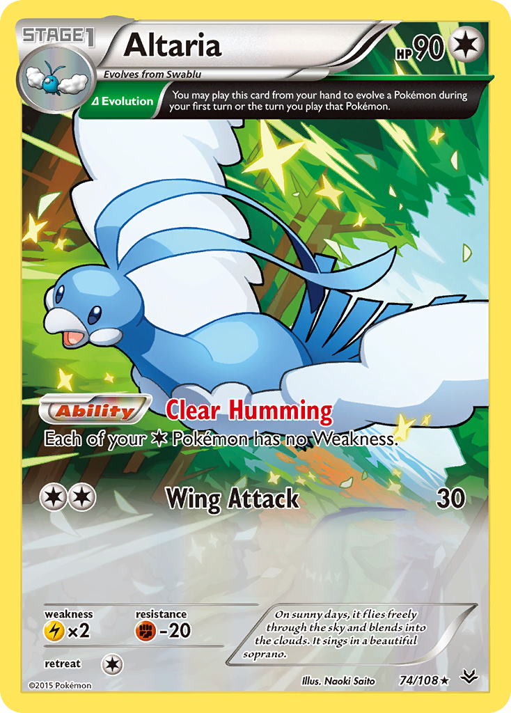 Altaria (74/108) [XY: Roaring Skies] | Game Haven TX