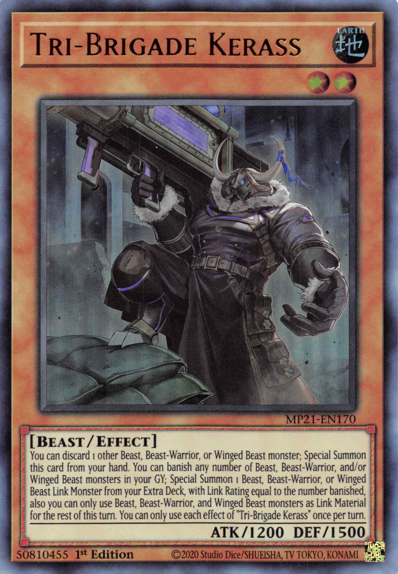 Tri-Brigade Kerass [MP21-EN170] Ultra Rare | Game Haven TX