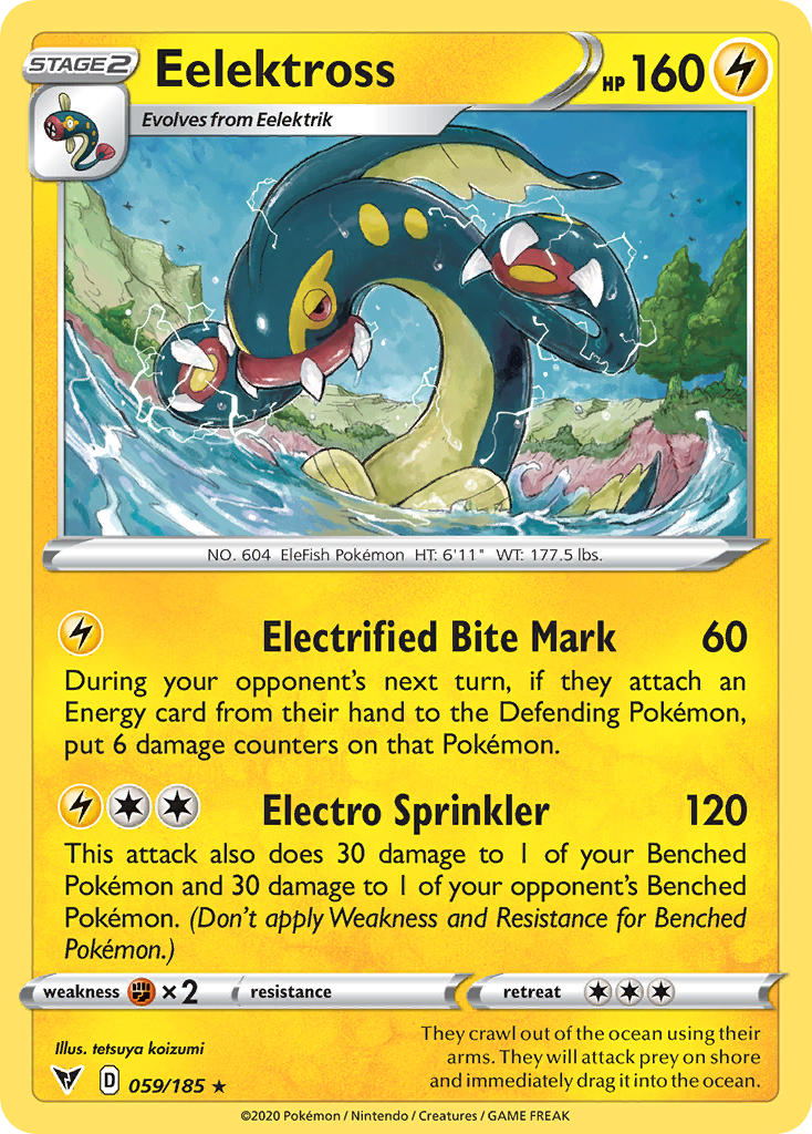 Eelektross (059/185) [Sword & Shield: Vivid Voltage] | Game Haven TX