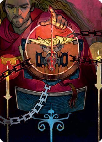 Sign in Blood Art Card [Strixhaven: School of Mages Art Series] | Game Haven TX