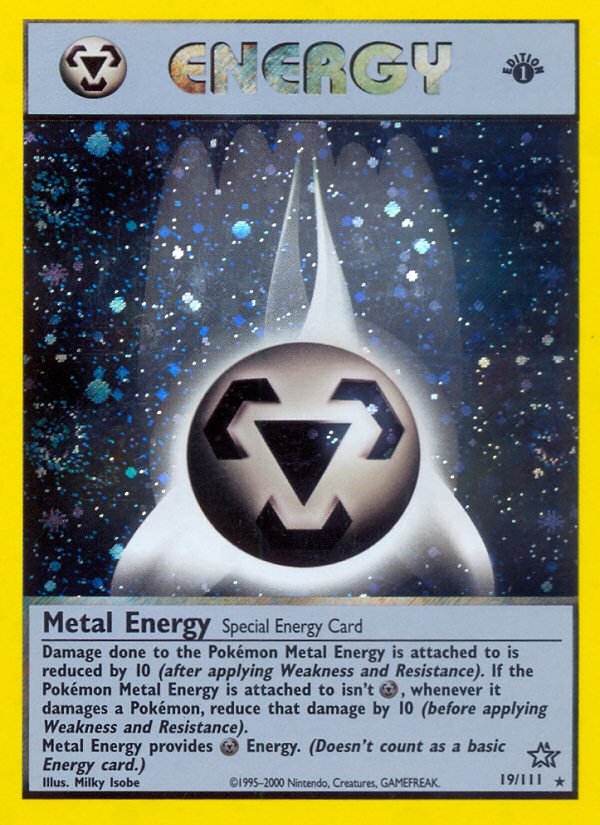 Metal Energy (19/111) [Neo Genesis 1st Edition] | Game Haven TX