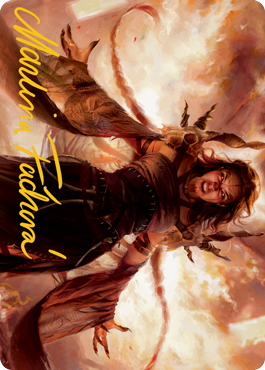 Dragon's Rage Channeler Art Card (Gold-Stamped Signature) [Modern Horizons 2 Art Series] | Game Haven TX