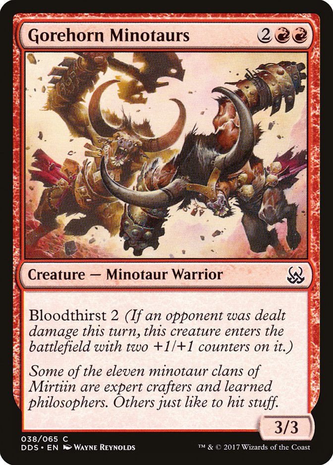 Gorehorn Minotaurs [Duel Decks: Mind vs. Might] | Game Haven TX