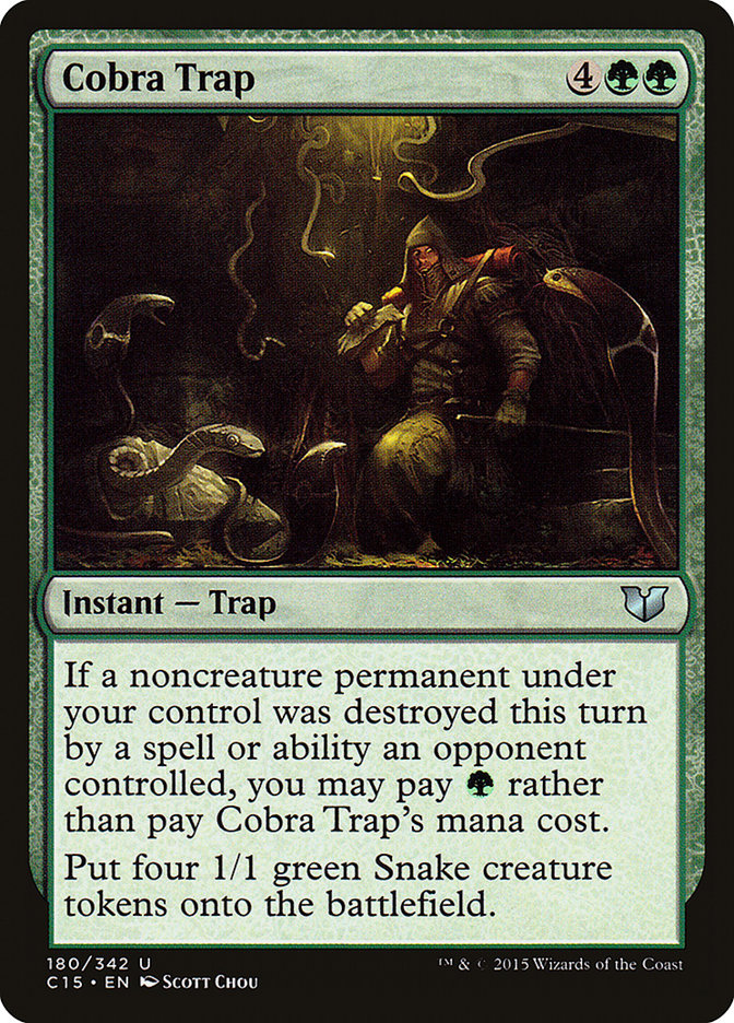 Cobra Trap [Commander 2015] | Game Haven TX