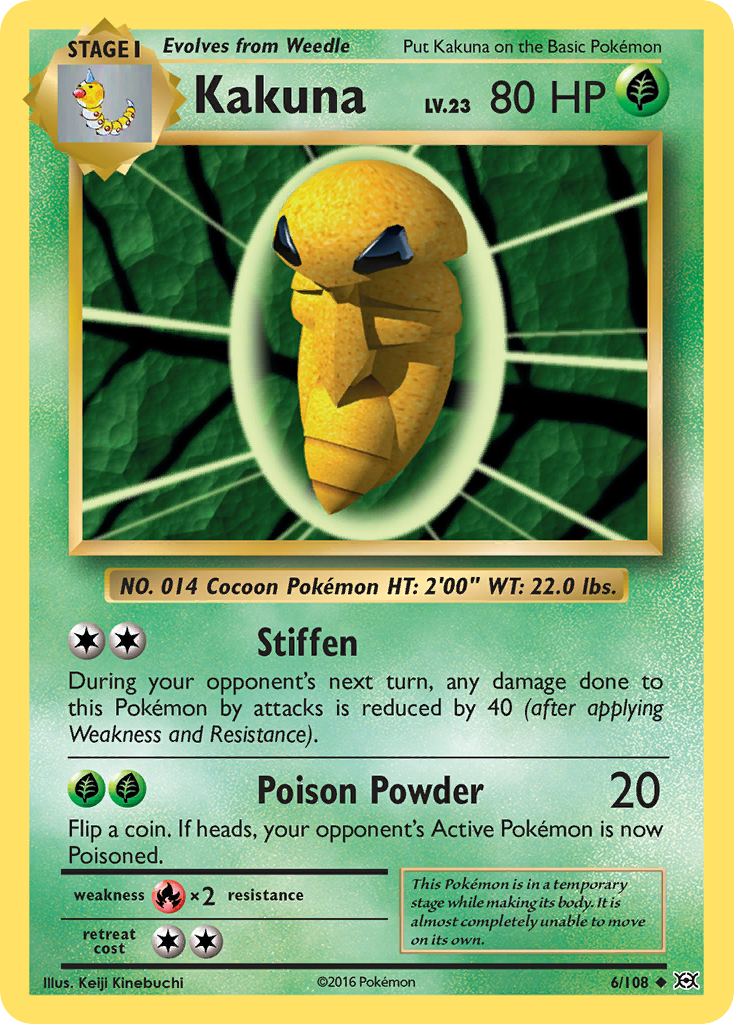 Kakuna (6/108) [XY: Evolutions] | Game Haven TX
