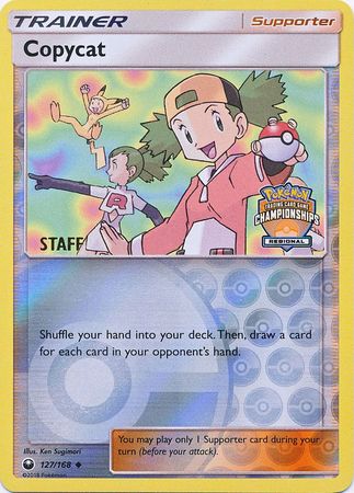 Copycat (127/168) (Regional Championship Promo Staff) [Sun & Moon: Celestial Storm] | Game Haven TX