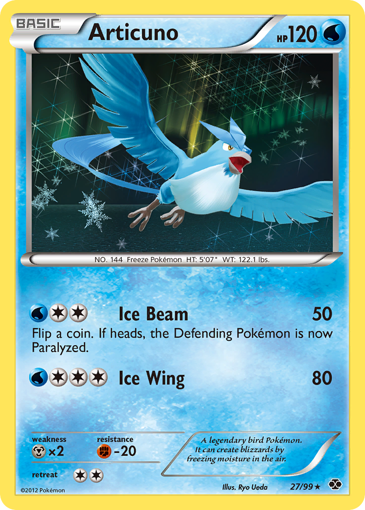 Articuno (27/99) [Black & White: Next Destinies] | Game Haven TX