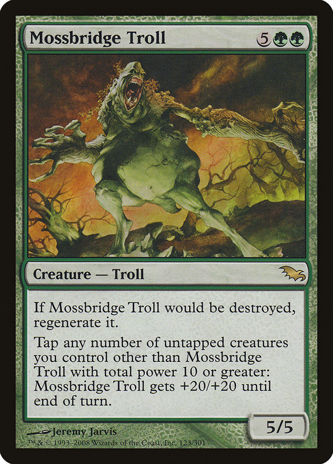 Mossbridge Troll [Shadowmoor] | Game Haven TX