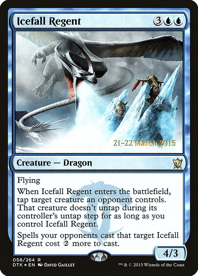 Icefall Regent [Dragons of Tarkir Promos] | Game Haven TX