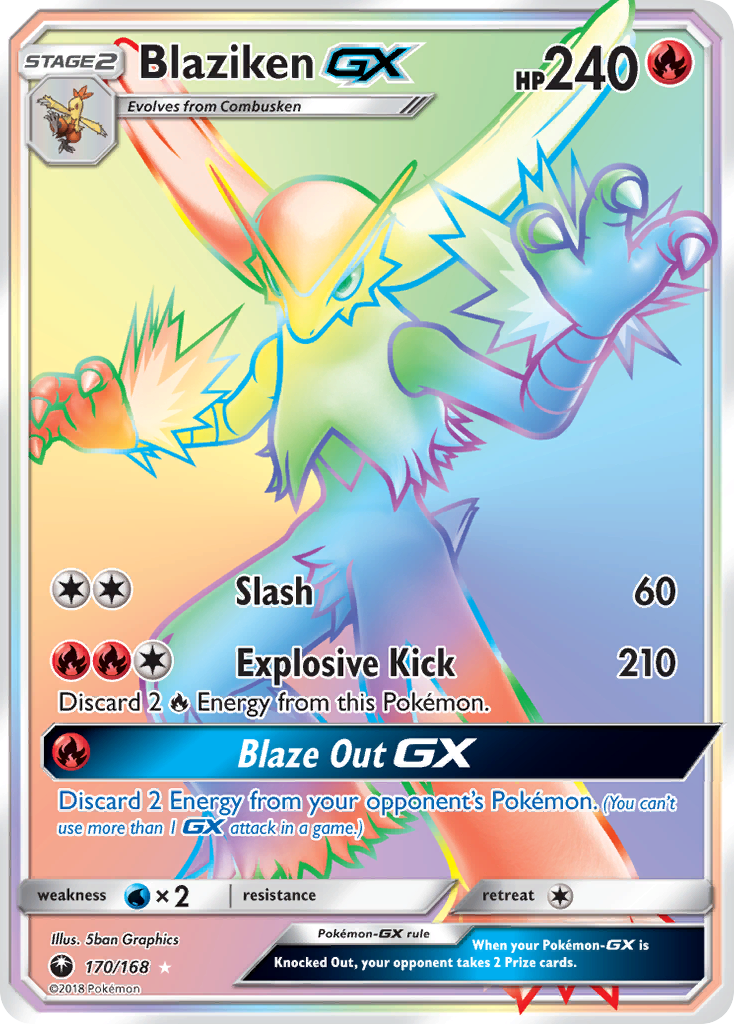 Blaziken GX (170/168) [Sun & Moon: Celestial Storm] | Game Haven TX
