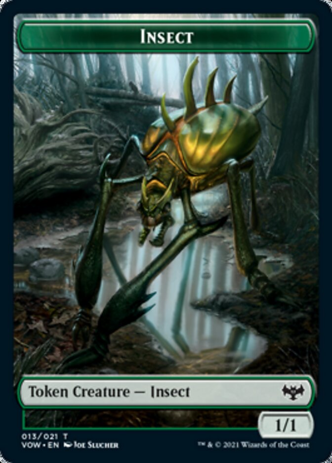Insect // Boar Double-sided Token [Innistrad: Crimson Vow Tokens] | Game Haven TX