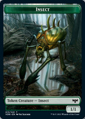 Insect // Spirit (003) Double-sided Token [Innistrad: Crimson Vow Tokens] | Game Haven TX