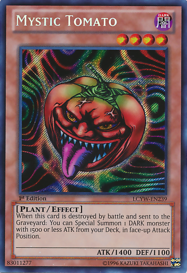 Mystic Tomato [LCYW-EN239] Secret Rare | Game Haven TX
