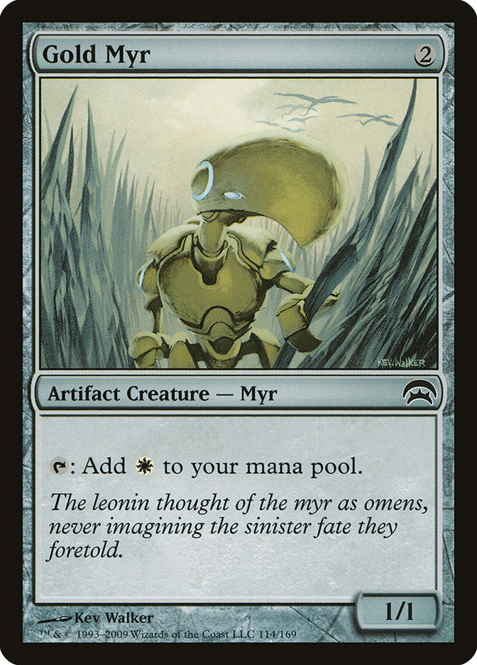 Gold Myr [Planechase] | Game Haven TX