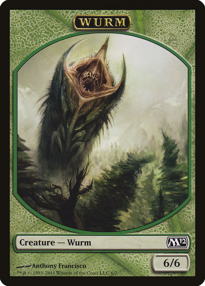 Wurm [Magic 2012 Tokens] | Game Haven TX