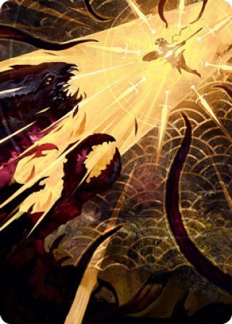 Defiant Strike Art Card [Strixhaven: School of Mages Art Series] | Game Haven TX