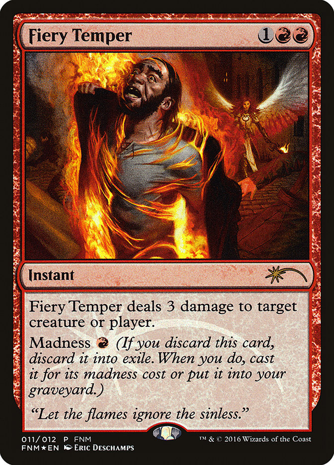 Fiery Temper [Friday Night Magic 2016] | Game Haven TX