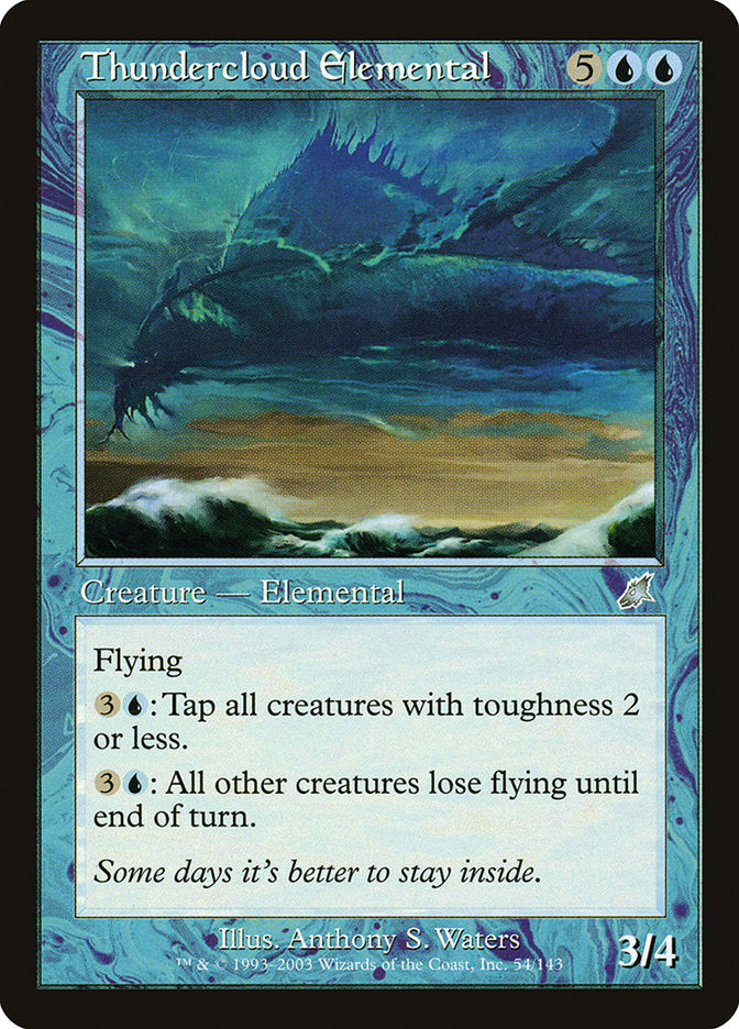 Thundercloud Elemental [Scourge] | Game Haven TX