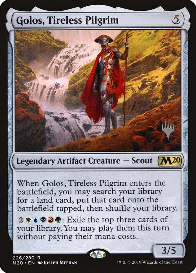 Golos, Tireless Pilgrim [Core Set 2020 Promos] | Game Haven TX