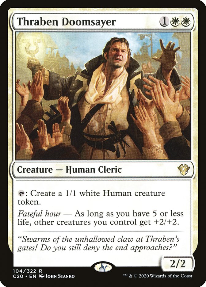 Thraben Doomsayer [Commander 2020] | Game Haven TX