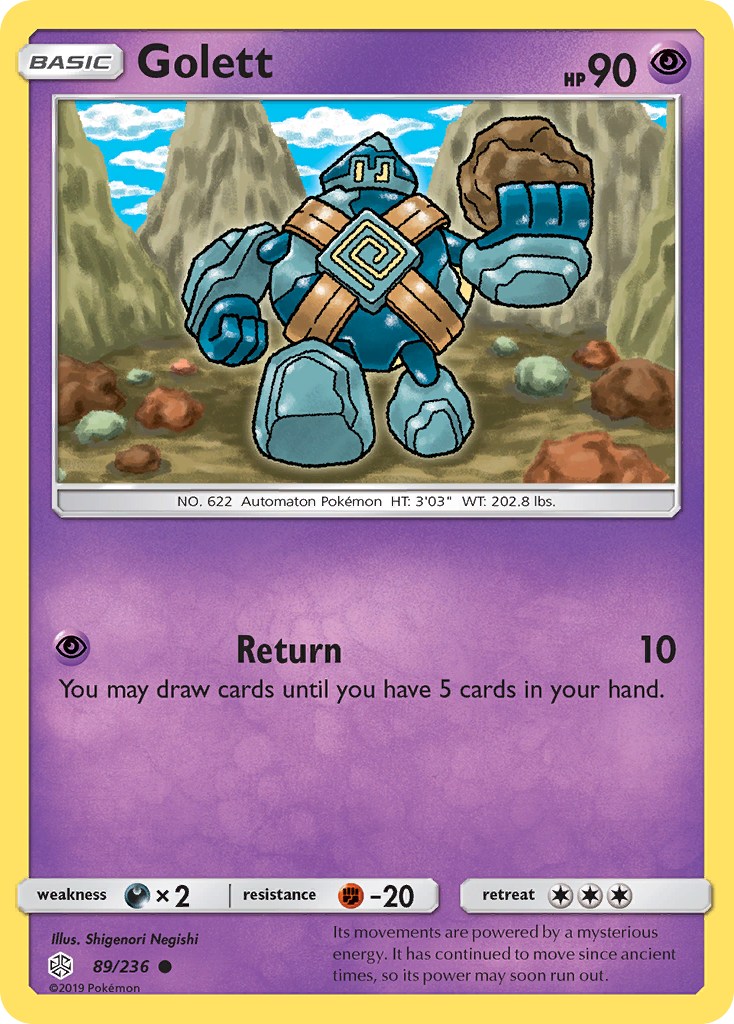 Golett (89/236) [Sun & Moon: Cosmic Eclipse] | Game Haven TX