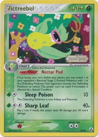 Victreebel (13/92) (Stamped) [EX: Legend Maker] | Game Haven TX