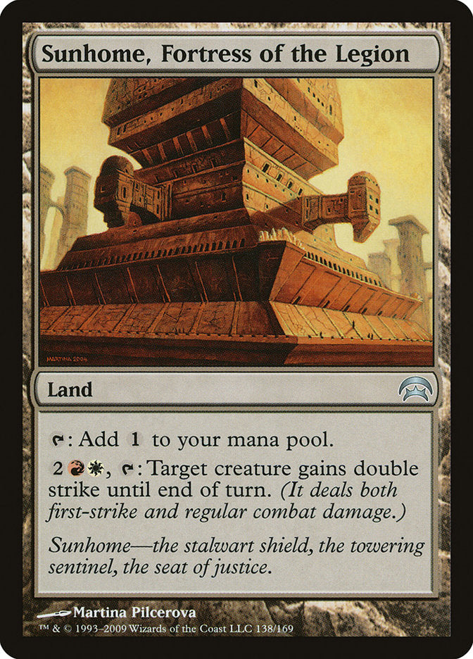 Sunhome, Fortress of the Legion [Planechase] | Game Haven TX