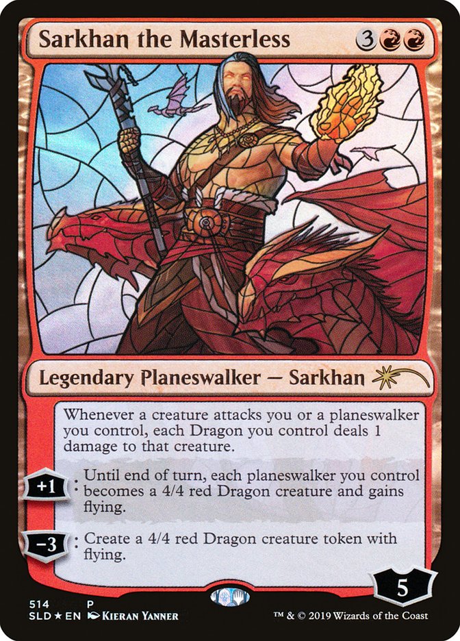 Sarkhan the Masterless (Stained Glass) [Secret Lair Drop Promos] | Game Haven TX