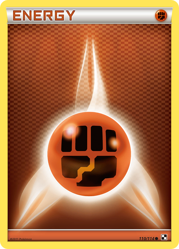 Fighting Energy (110/114) [Black & White: Base Set] | Game Haven TX