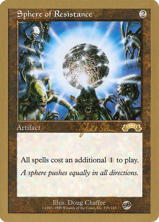 Sphere of Resistance (Jakub Slemr) (SB) [World Championship Decks 1999] | Game Haven TX