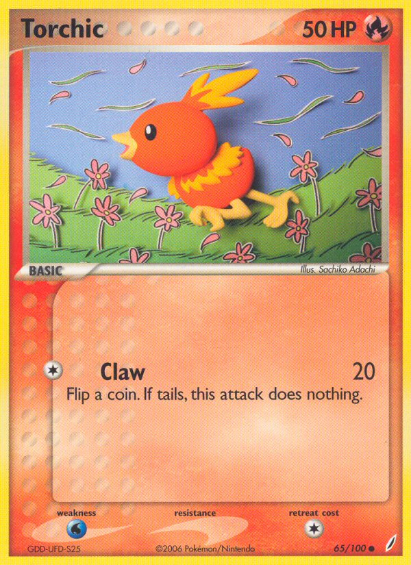 Torchic (65/100) [EX: Crystal Guardians] | Game Haven TX