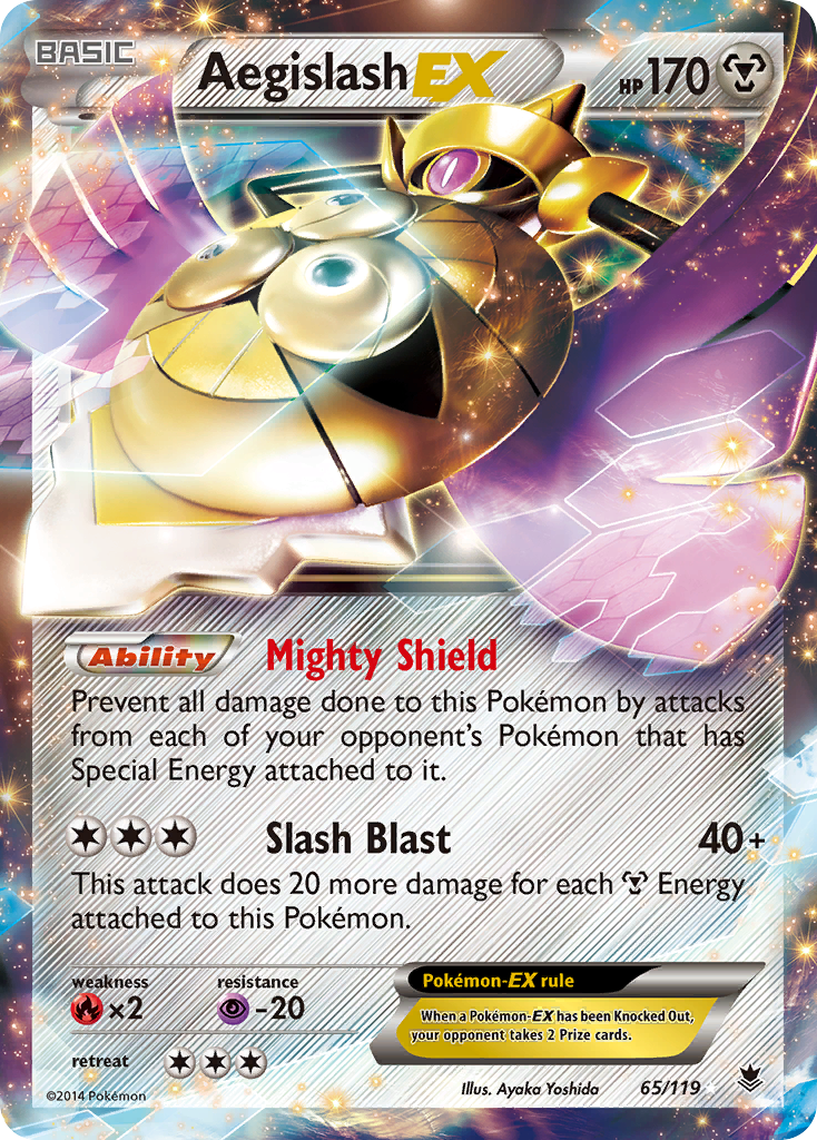 Aegislash EX (65/119) [XY: Phantom Forces] | Game Haven TX