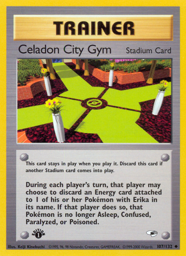 Celadon City Gym (107/132) [Gym Heroes 1st Edition] | Game Haven TX