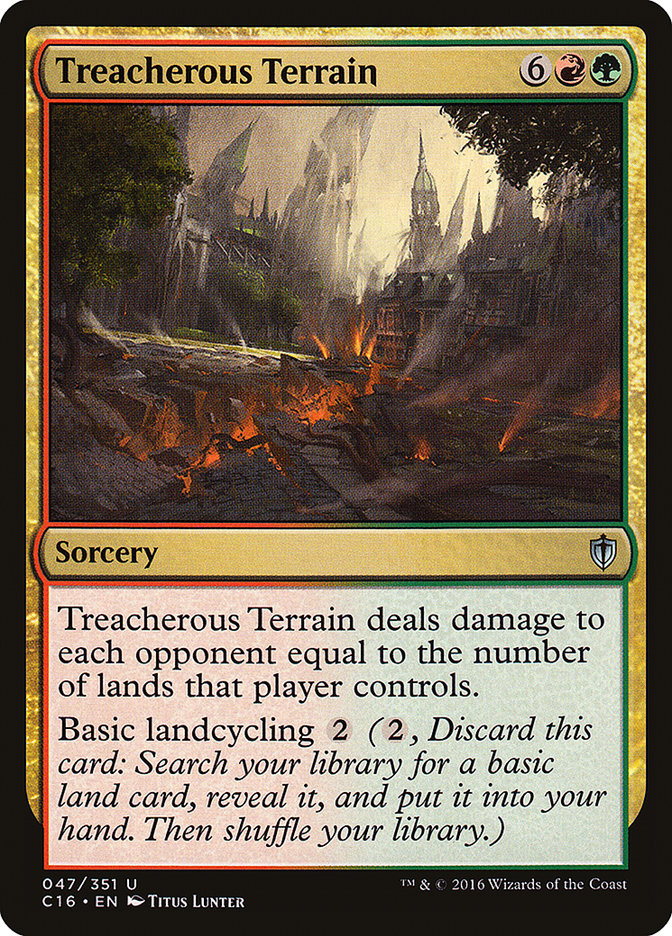 Treacherous Terrain [Commander 2016] | Game Haven TX