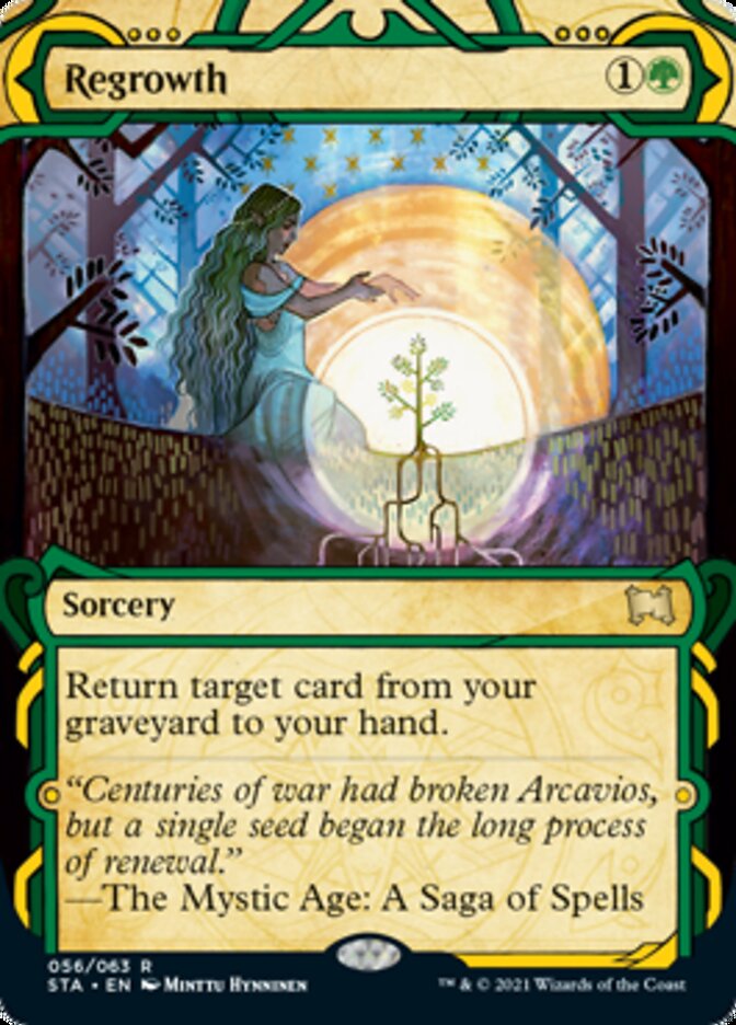 Regrowth (Etched Foil) [Strixhaven Mystical Archive] | Game Haven TX